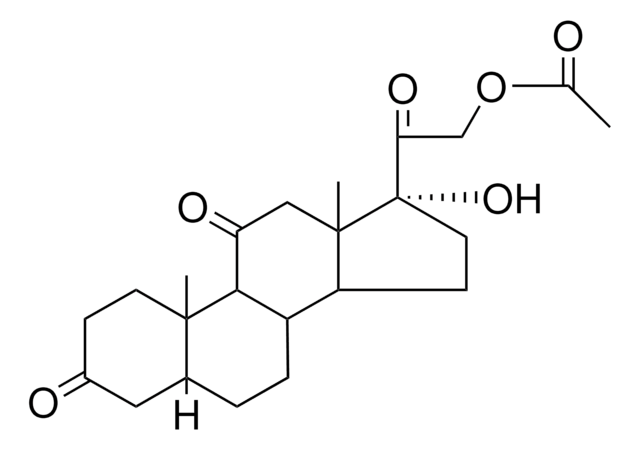 17-ALPHA-HYDROXY-3,11,20-TRIOXO-5-BETA-PREGNAN-21-YL ACETATE AldrichCPR