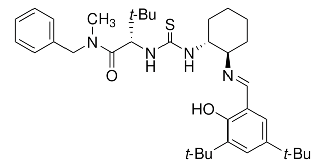 (S)-2-[[(1R,2R)-2-[[[3,5-Bis(tert-butyl)-2-hydroxyphenyl]methylene]amino]cyclohexyl]thioureido]-N-benzyl-N,3,3-trimethylbutanamide technical grade