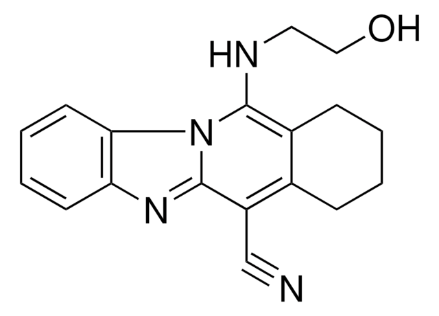 11-[(2-HYDROXYETHYL)AMINO]-7,8,9,10-TETRAHYDROBENZIMIDAZO[1,2-B]ISOQUINOLINE-6-CARBONITRILE AldrichCPR