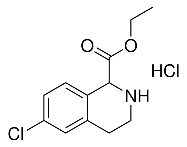 Ethyl 6-chloro-1,2,3,4-tetrahydro-1-isoquinolinecarboxylate hydrochloride AldrichCPR