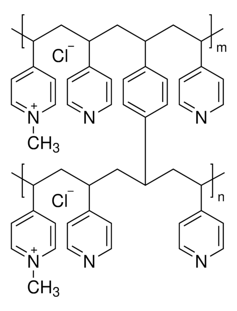 Poly(4-vinylpyridine), cross-linked, methyl chloride quaternary salt Reillex&#174; HPQ ion-exchange resin