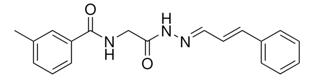 3-METHYL-N-(2-OXO-2-(2-(3-PHENYL-2-PROPENYLIDENE)HYDRAZINO)ETHYL)BENZAMIDE AldrichCPR