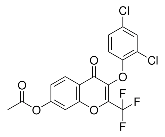 ACETIC ACID 3-(2,4-DI-CL-PHENOXY)-4-OXO-2-TRIFLUOROMETHYL-4H-CHROMEN-7-YL ESTER AldrichCPR