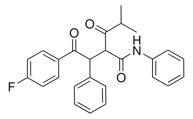 2-(2-(4-FLUOROPHENYL)-2-OXO-1-PHENYLETHYL)-4-METHYL-3-OXO-N-PHENYLPENTANAMIDE AldrichCPR