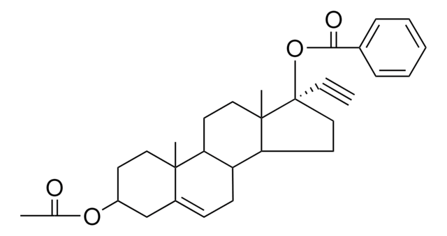 17-ALPHA-PREGN-5-EN-20-YNE-3-BETA,17-BETA-DIYL 3-ACETATE 17-BENZOATE AldrichCPR