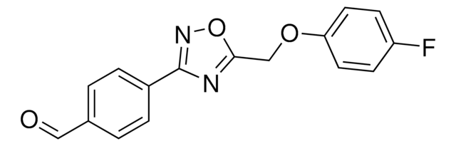 4-{5-[(4-Fluorophenoxy)methyl]-1,2,4-oxadiazol-3-yl}benzaldehyde AldrichCPR