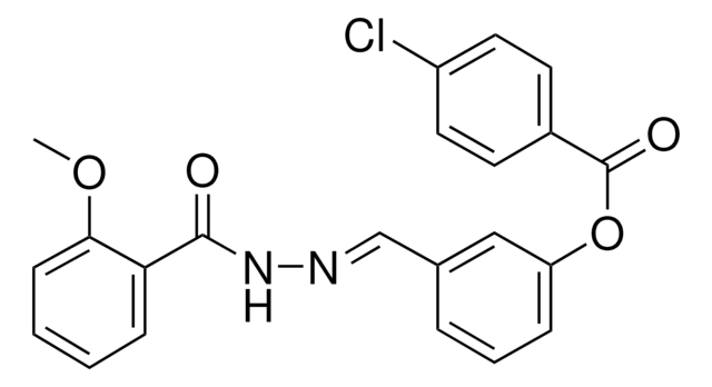 3-(2-(2-METHOXYBENZOYL)CARBOHYDRAZONOYL)PHENYL 4-CHLOROBENZOATE AldrichCPR