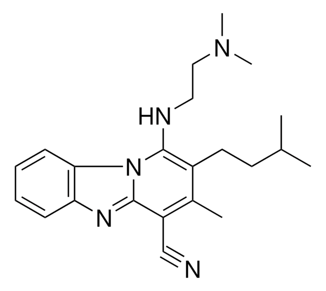 1-{[2-(DIMETHYLAMINO)ETHYL]AMINO}-2-ISOPENTYL-3-METHYLPYRIDO[1,2-A]BENZIMIDAZOLE-4-CARBONITRILE AldrichCPR