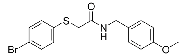 2-((4-BROMOPHENYL)SULFANYL)-N-(4-METHOXYBENZYL)ACETAMIDE AldrichCPR