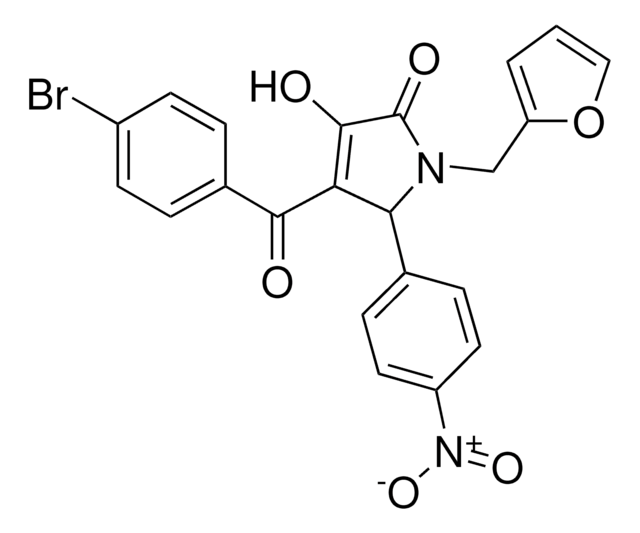 4-(4-BROMOBENZOYL)-1-(2-FURYLMETHYL)-3-HYDROXY-5-(4-NITROPHENYL)-1,5-DIHYDRO-2H-PYRROL-2-ONE AldrichCPR