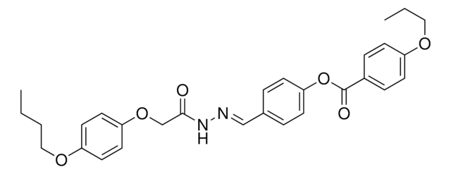 4-(2-((4-BUTOXYPHENOXY)ACETYL)CARBOHYDRAZONOYL)PHENYL 4-PROPOXYBENZOATE AldrichCPR