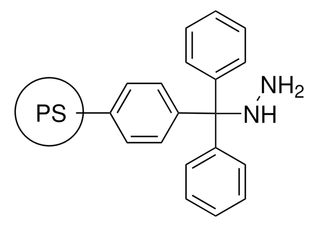 Hydrazintrityl, polymergebunden 100-200&#160;mesh, extent of labeling: 1.2-1.7&#160;mmol/g loading, 1&#160;% cross-linked with divinylbenzene