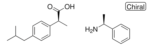 (2S)-2-(4-ISOBUTYLPHENYL)PROPANOIC ACID COMPOUND, (1S)-1-PHENYLETHANAMINE SALT AldrichCPR