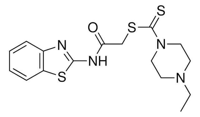 2-(1,3-BENZOTHIAZOL-2-YLAMINO)-2-OXOETHYL 4-ETHYL-1-PIPERAZINECARBODITHIOATE AldrichCPR