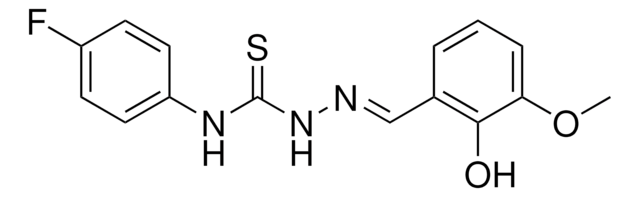 2-HYDROXY-3-METHOXYBENZALDEHYDE N-(4-FLUOROPHENYL)THIOSEMICARBAZONE AldrichCPR