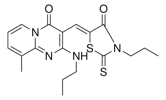 9-METHYL-3-[(Z)-(4-OXO-3-PROPYL-2-THIOXO-1,3-THIAZOLIDIN-5-YLIDENE)METHYL]-2-(PROPYLAMINO)-4H-PYRIDO[1,2-A]PYRIMIDIN-4-ONE AldrichCPR