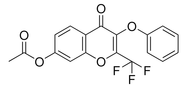 4-OXO-3-PHENOXY-2-(TRIFLUOROMETHYL)-4H-CHROMEN-7-YL ACETATE AldrichCPR