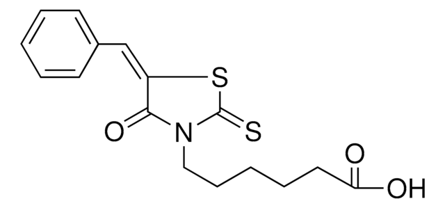 5-BENZYLIDINE-3-RHODANINEHEXANOIC ACID AldrichCPR