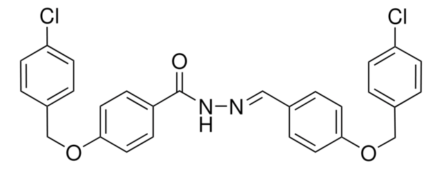 4-((4-CHLOROBENZYL)OXY)-N'-(4-((4-CHLOROBENZYL)OXY)BENZYLIDENE)BENZOHYDRAZIDE AldrichCPR