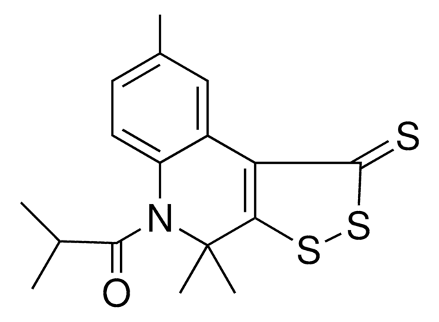 5-ISOBUTYRYL-4,4,8-TRIMETHYL-4,5-DIHYDRO-1H-[1,2]DITHIOLO[3,4-C]QUINOLINE-1-THIONE AldrichCPR