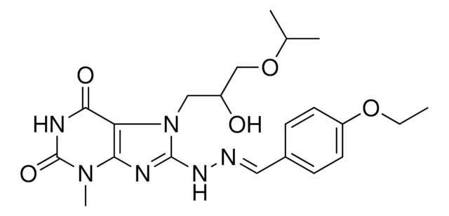 4-ETHOXYBENZALDEHYDE [7-(2-HYDROXY-3-ISOPROPOXYPROPYL)-3-METHYL-2,6-DIOXO-2,3,6,7-TETRAHYDRO-1H-PURIN-8-YL]HYDRAZONE AldrichCPR