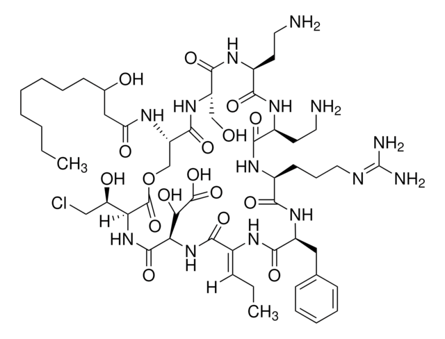 Syringomycin E from Pseudomonas syringae B-301D, &gt;95% (HPLC), solution