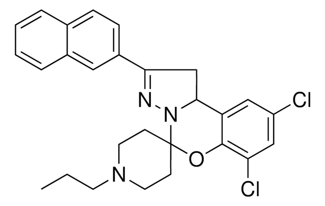 7,9-DICHLORO-2-(NAPHTHALEN-2-YL)-1'-PROPYL-1,10B-DIHYDROSPIRO[BENZO[E]PYRAZOLO[1,5-C][1,3]OXAZINE-5,4'-PIPERIDINE] AldrichCPR