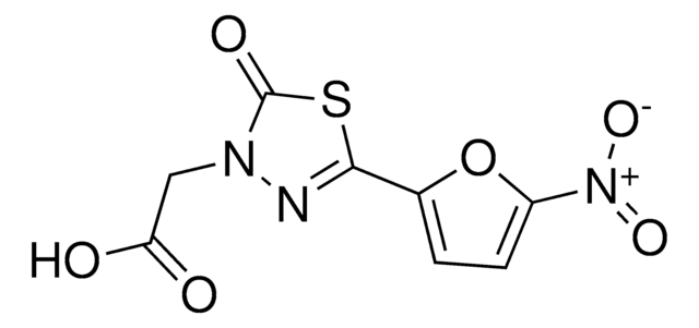 (5-(5-nitro-2-furyl)-2-oxo-1,3,4-thiadiazol-3(2H)-yl)acetic acid AldrichCPR