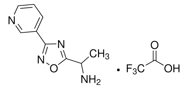 1-(3-Pyridin-3-yl-1,2,4-oxadiazol-5-yl)ethanamine trifluoroacetate salt AldrichCPR