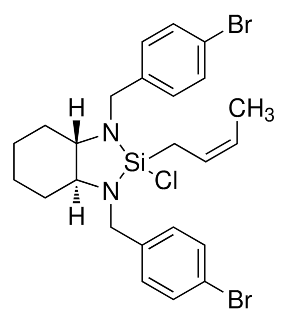 (S,S)-1,3-Bis-(4-bromobenzyl)-2-chlorooctahydro-2-(2Z)-crotyl-1H-1,3,2-benzodiazasilole 97%