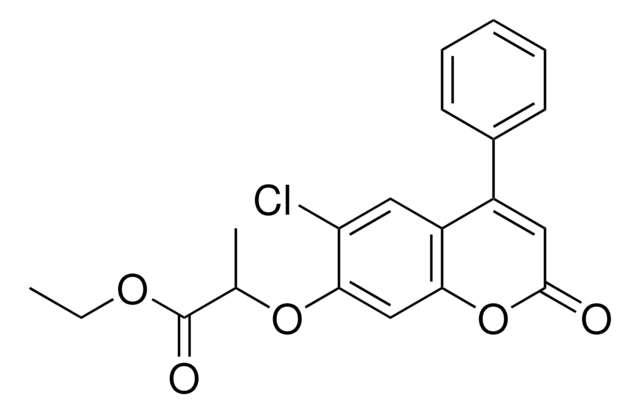 ETHYL 2-((6-CHLORO-2-OXO-4-PHENYL-2H-CHROMEN-7-YL)OXY)PROPANOATE AldrichCPR