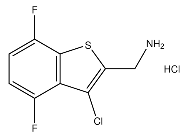 (3-Chloro-4,7-difluorobenzo[b]thiophen-2-yl)methanamine hydrochloride AldrichCPR