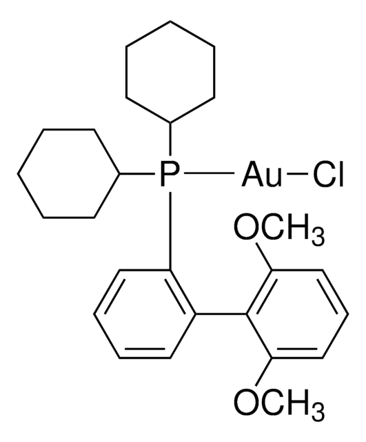 Chloro[2-dicyclohexyl(2&#8242;,6&#8242;-dimethoxybiphenyl)phosphine] gold(I) 97%