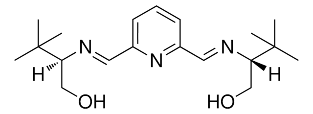 (2R)-2-({(E)-[6-((E)-{[(E,1R)-1-(HYDROXYMETHYL)-2,2-DIMETHYLPROPYL]IMINO}METHYL)-2-PYRIDINYL]METHYLIDENE}AMINO)-3,3-DIMETHYL-1-BUTANOL AldrichCPR