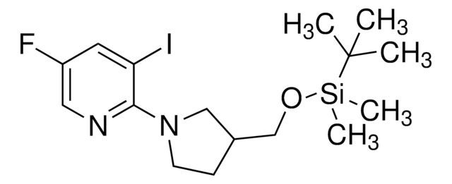 2-(3-((tert-Butyldimethylsilyloxy)methyl)pyrrolidin-1-yl)-5-fluoro-3-iodopyridine AldrichCPR