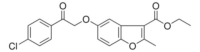 ETHYL 5-(2-(4-CHLOROPHENYL)-2-OXOETHOXY)-2-METHYL-1-BENZOFURAN-3-CARBOXYLATE AldrichCPR