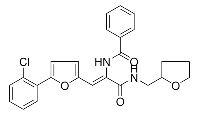 N-((Z)-2-[5-(2-CHLOROPHENYL)-2-FURYL]-1-{[(TETRAHYDRO-2-FURANYLMETHYL)AMINO]CARBONYL}ETHENYL)BENZAMIDE AldrichCPR