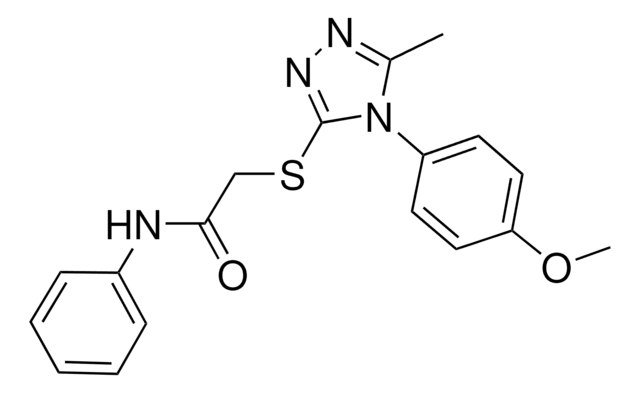 2-((4-(4-METHOXYPHENYL)-5-METHYL-4H-1,2,4-TRIAZOL-3-YL)THIO)-N-PHENYLACETAMIDE AldrichCPR