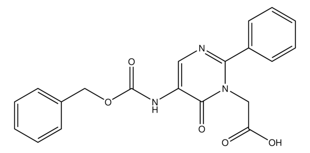 (5-{[(Benzyloxy)carbonyl]amino}-6-oxo-2-phenyl-1(6H)-pyrimidinyl)acetic acid AldrichCPR