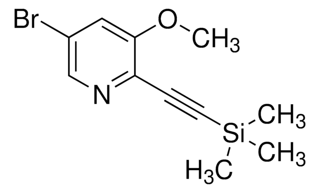 5-Bromo-3-methoxy-2-((trimethylsilyl)ethynyl)pyridine AldrichCPR