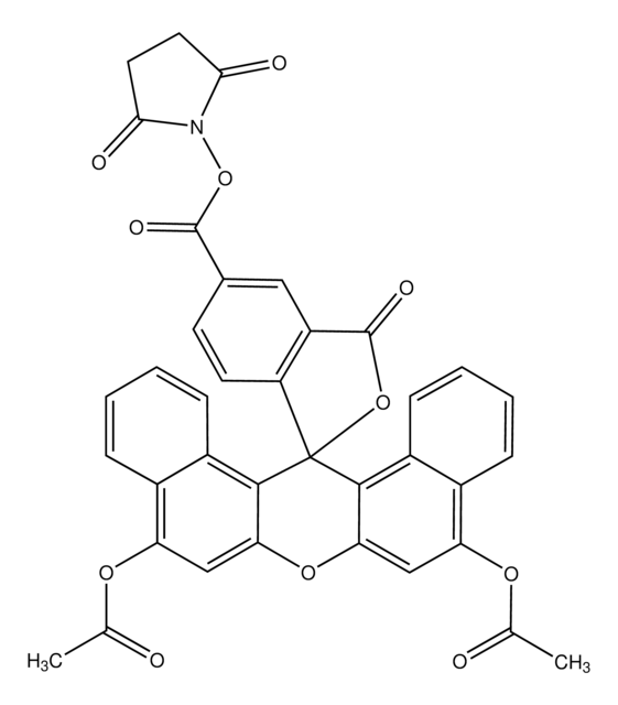 5(6)-Carboxynaphthofluorescein diacetate N-succinimidyl ester for fluorescence, &#8805;95% (HPCE)