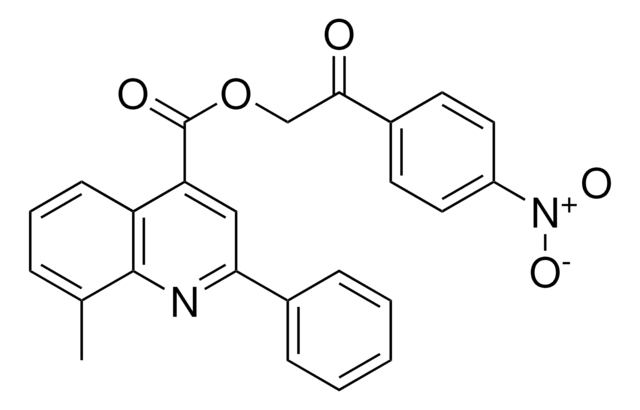 2-(4-NITROPHENYL)-2-OXOETHYL 8-METHYL-2-PHENYL-4-QUINOLINECARBOXYLATE AldrichCPR