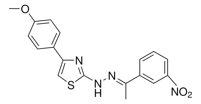 1-(3-NITROPHENYL)ETHANONE [4-(4-METHOXYPHENYL)-1,3-THIAZOL-2-YL]HYDRAZONE AldrichCPR