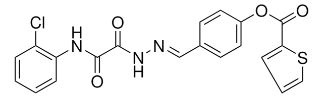 4-(2-((2-CHLOROANILINO)(OXO)AC)CARBOHYDRAZONOYL)PHENYL 2-THIOPHENECARBOXYLATE AldrichCPR