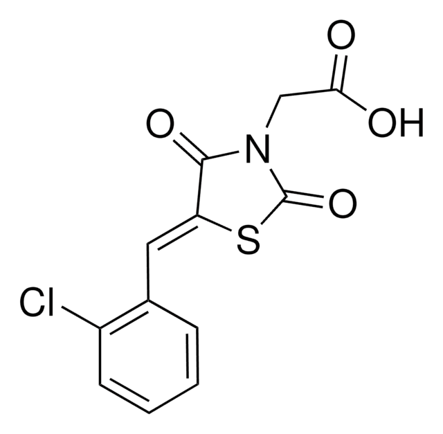 (5-(2-CHLOROBENZYLIDENE)-2,4-DIOXO-1,3-THIAZOLIDIN-3-YL)ACETIC ACID AldrichCPR