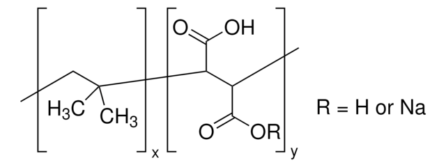 Poly(isobutylene-co-maleic acid) sodium salt cross-linked