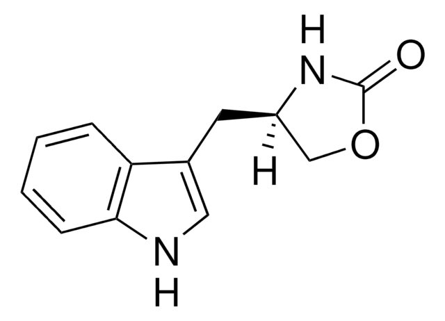 (R)-(&#8722;)-4-(1H-Indol-3-ylmethyl)-2-oxazolidinone 98%