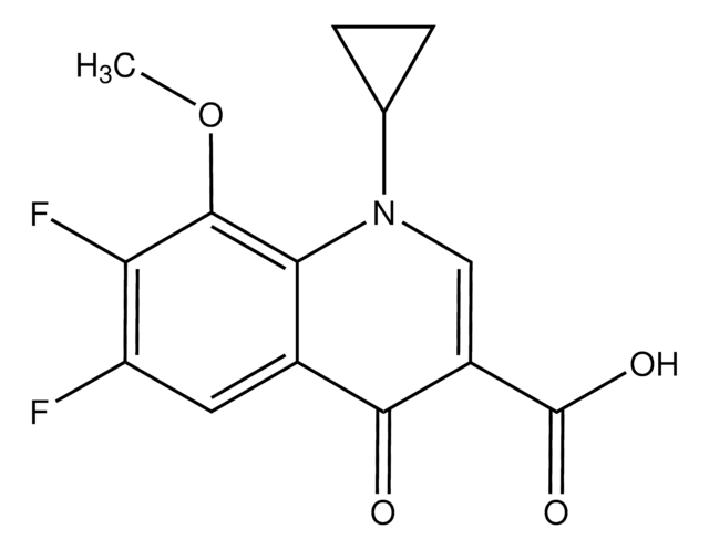 1-Cyclopropyl-6,7-difluoro-8-methoxy-4-oxo-1,4-dihydroquinoline-3-carboxylic acid