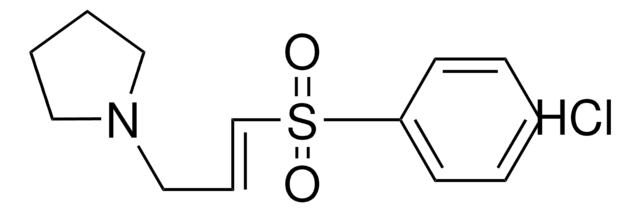 PHENYL (3-PYRROLIDINO-1-PROPENYL) SULFONE HYDROCHLORIDE AldrichCPR