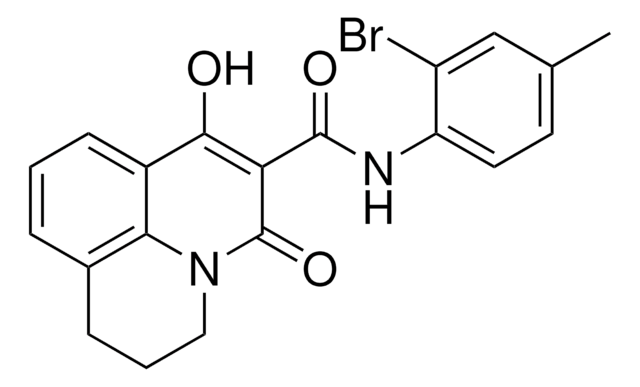 N-(2-BROMO-4-METHYLPHENYL)-7-HYDROXY-5-OXO-2,3-DIHYDRO-1H,5H-PYRIDO[3,2,1-IJ]QUINOLINE-6-CARBOXAMIDE AldrichCPR